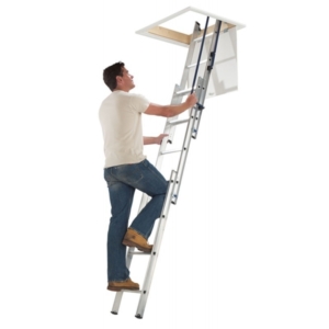 Abru Easystow Three Section Aluminium Loft Ladder