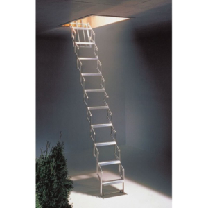 Alu-Fix Concertina Aluminium Loft Ladder